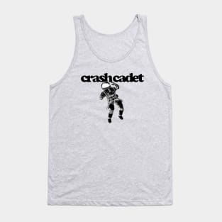 Crash Cadet Cosmonaut - Black Tank Top